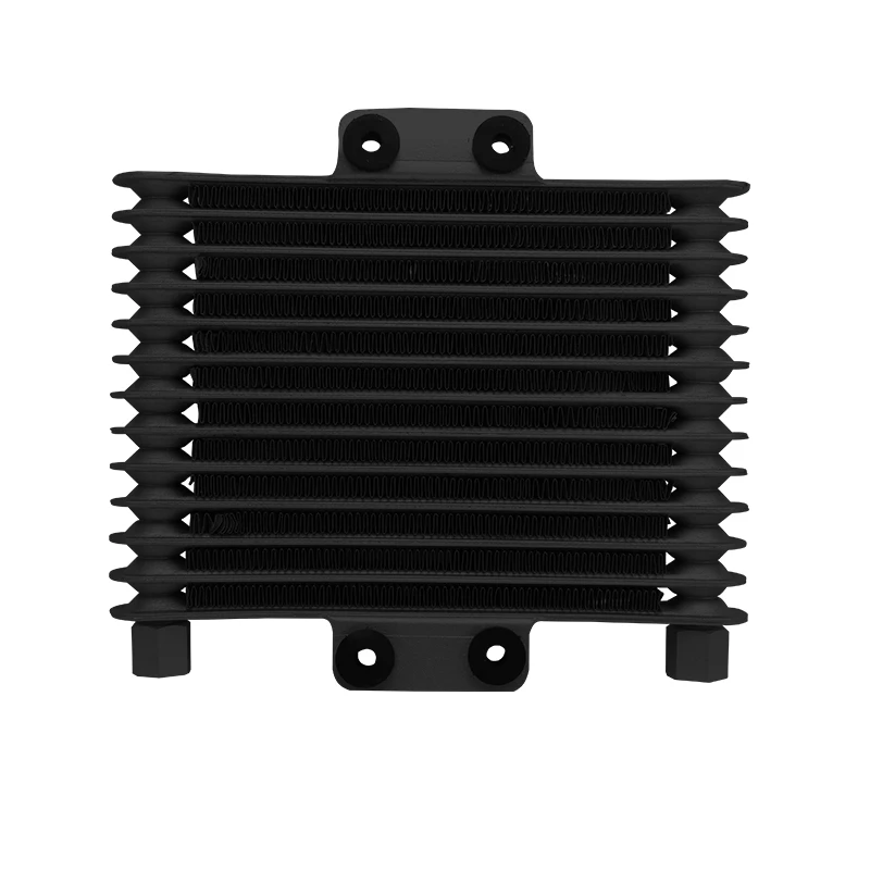 Motorcycle Oil Cooler Cooling Aluminum Radiator 12 Rows 125ml Cooling Radiators Dirt Bike Pit Bike Universal 125CC-250CC Engine