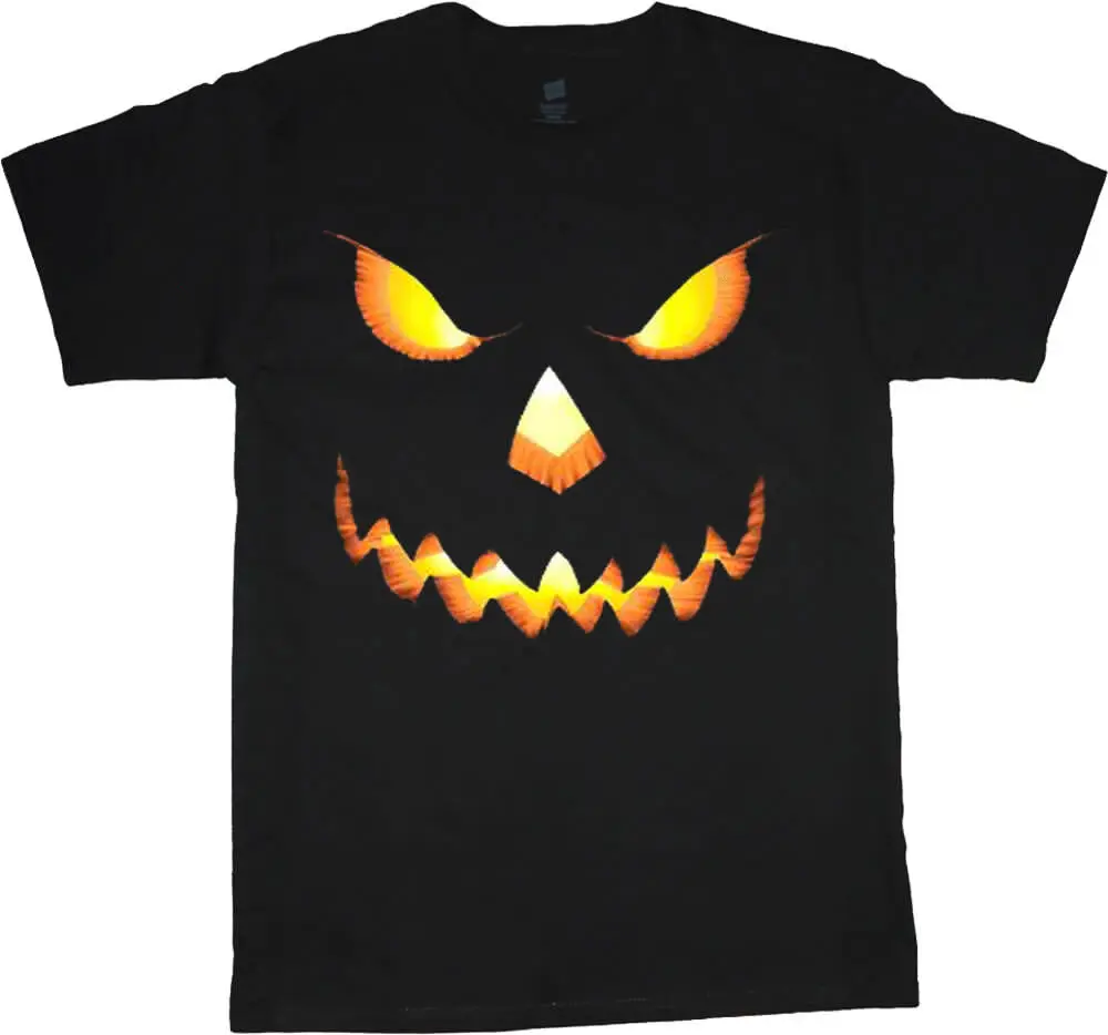 Pumpkin Jack O Halloween Tee for Men Black for Men Clothing Women Short Sleeve Tees Y2K Tops New Arrival Unisex Summer