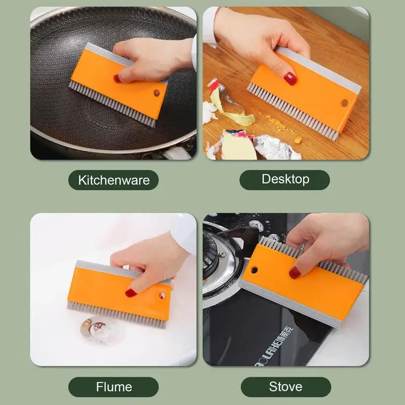 Escobilla de vidrio para ventana multiusos, ahorro de trabajo, eficiente cepillo para grietas, limpieza de ventanas, limpiaparabrisas de ducha para cocinas