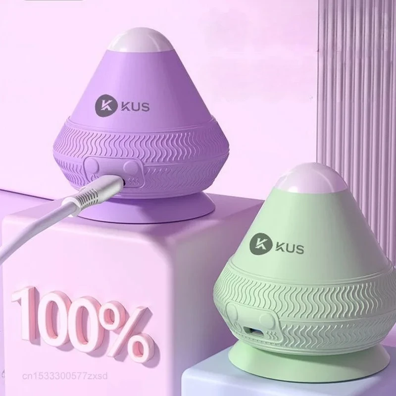 Elektrischer Adsorptions-Faszienball-Massager mit Vibration, Heißkompresse, Aufladung, Saugnapf, Silikon, Entspannung, Meridian-Fitnessball