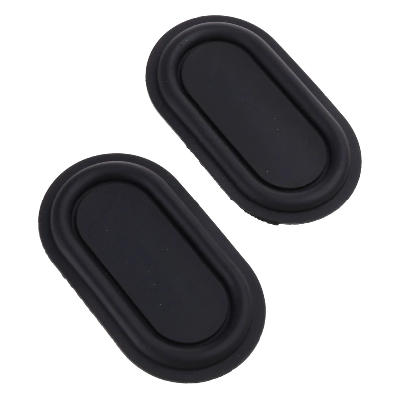 2PCS Rubber Black Vibration Plate Super Articulation Voice Good Brass Effect Diaphragm Plate Speaker Accessories Q1JF