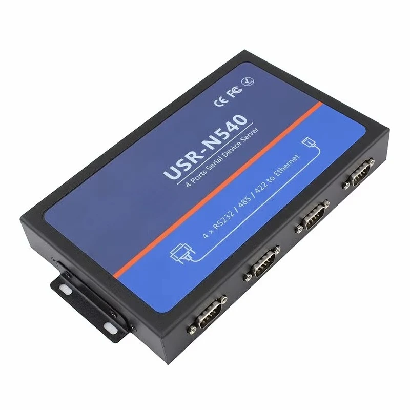 -N540 4 Serial Port RS232 RS485 RS422 to Ethernet TCP/IP Converter DC 5-36V