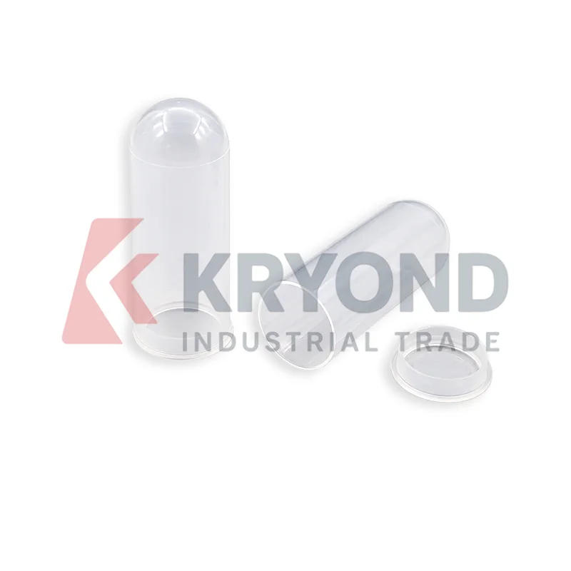 100ml Plastic Centrifuge Tube Round Bottom Press Cap 38mm Diameter Laboratory Storage Pack Clear Material Structure Design 30PCS