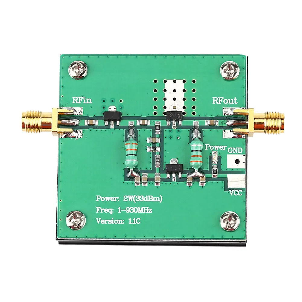 1-930MHz 2W RF Broadband Power Amplifier Module, Suitable for Radio, FM, HF, VHF Broadband Power Amplifiers RF Power Amplifier