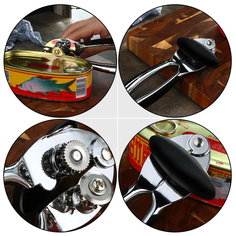 

1Pcs Creative Can Opener Aluminum Alloy Lightweight Bottle Opener Ergonomic Handle Portable Bar Supply Tool