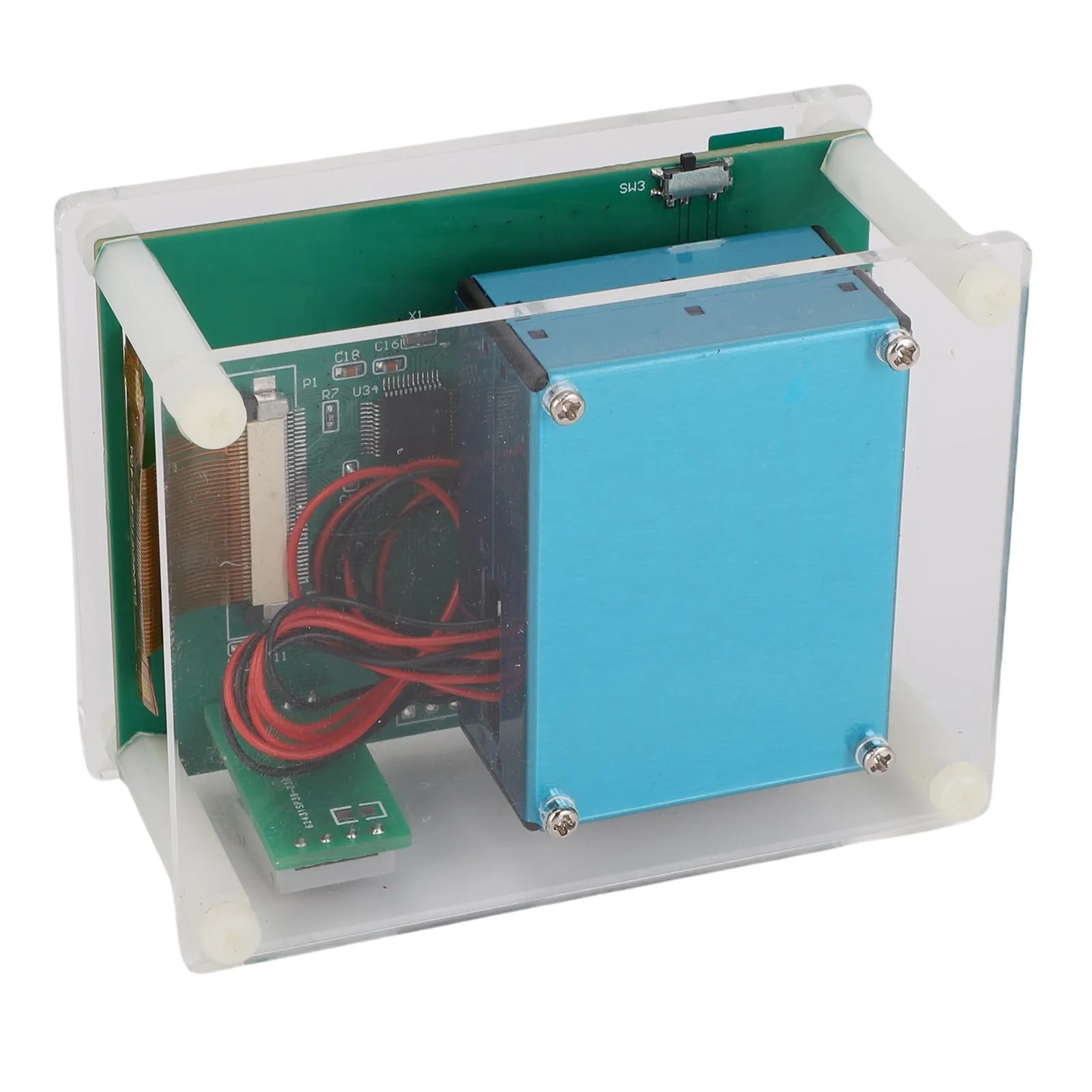 Environment Detector PM1.0/2.5/10/AQI Temperature Humidity Test Microcomputer Processor Air Quality Sensor Heat Dissipation Fan