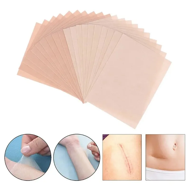 Waterproof Tattoo Concealer Tape Full Cover Scar Sticker Skin Color, 9x12cm Body Cover Up Patch for Tattoos Birthmarks