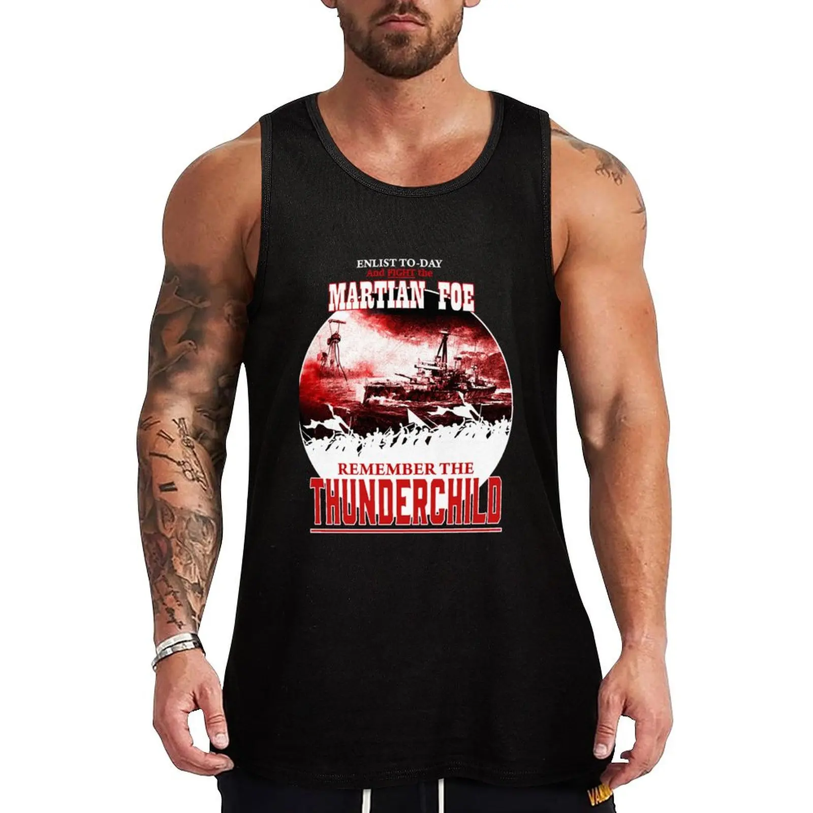 

My Favorite People Remember Hms Thunderchild \t Fans \t Tank Top Man sleeveless shirt mens gym clothes