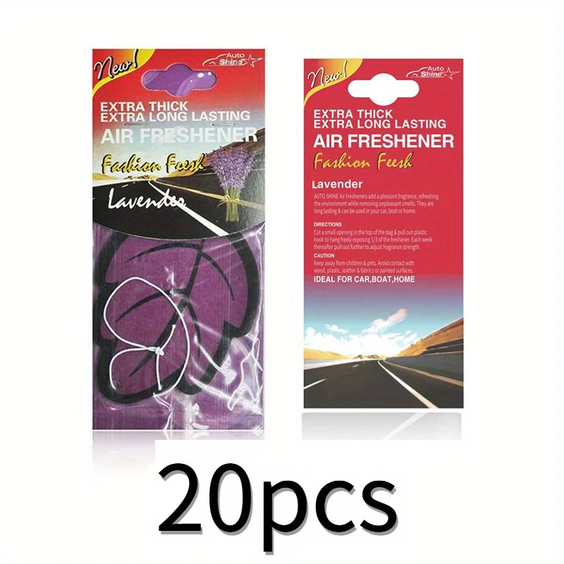 3-60 stuks Auto Luchtverfrisser Natuurlijk Geurende Thee Papier Auto Hangende Vanille Parfum Geur Bladsvorm Auto Accessoires Interieur