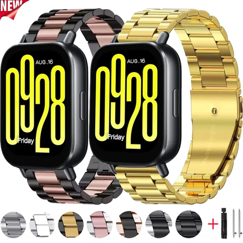 22mm Metall-Edelstahlarmband für Redmi Watch 5 Active/Lite Komfortables Armband für Amazfit Active Max/Xiaomi Watch 5-S5-4