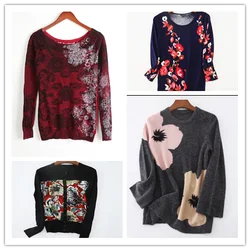 Foreign trade Spanish tail single printing asymmetric stitching printing embroidery loose ladies shirt