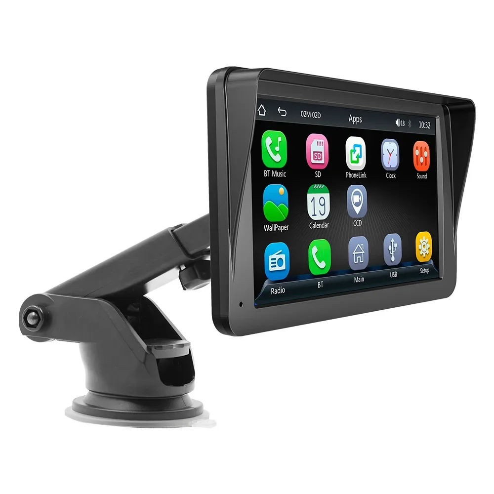 

7 inch portable car bluetooth MP5 player high definition large screen wireless Carplay car navigation