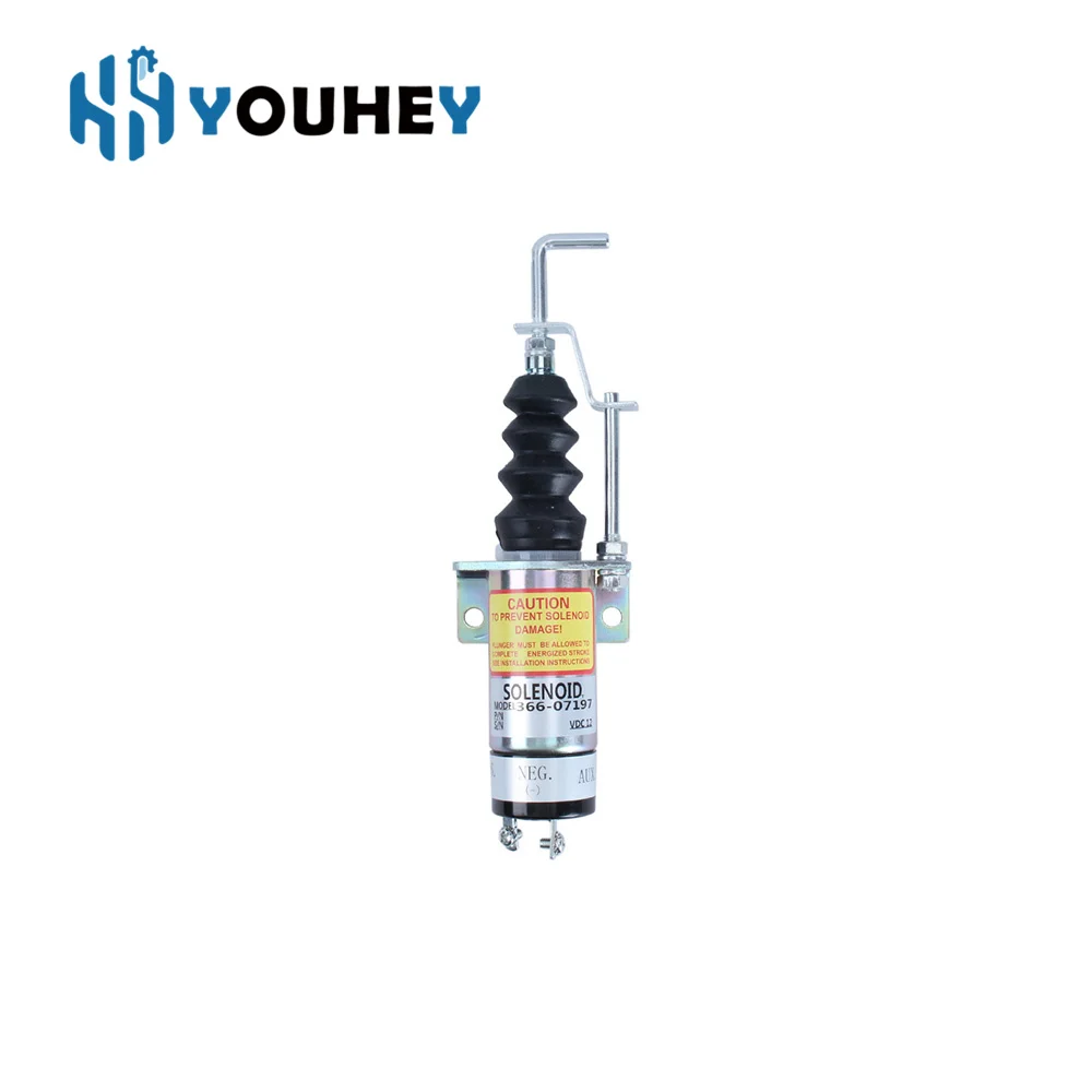 366-07197 SA-3405-T 1502-12C7U2B2S1 Fuel Shutoff Solenoid Stop Solenoid 12V/24V for Lister Petter Diesel Engine Part