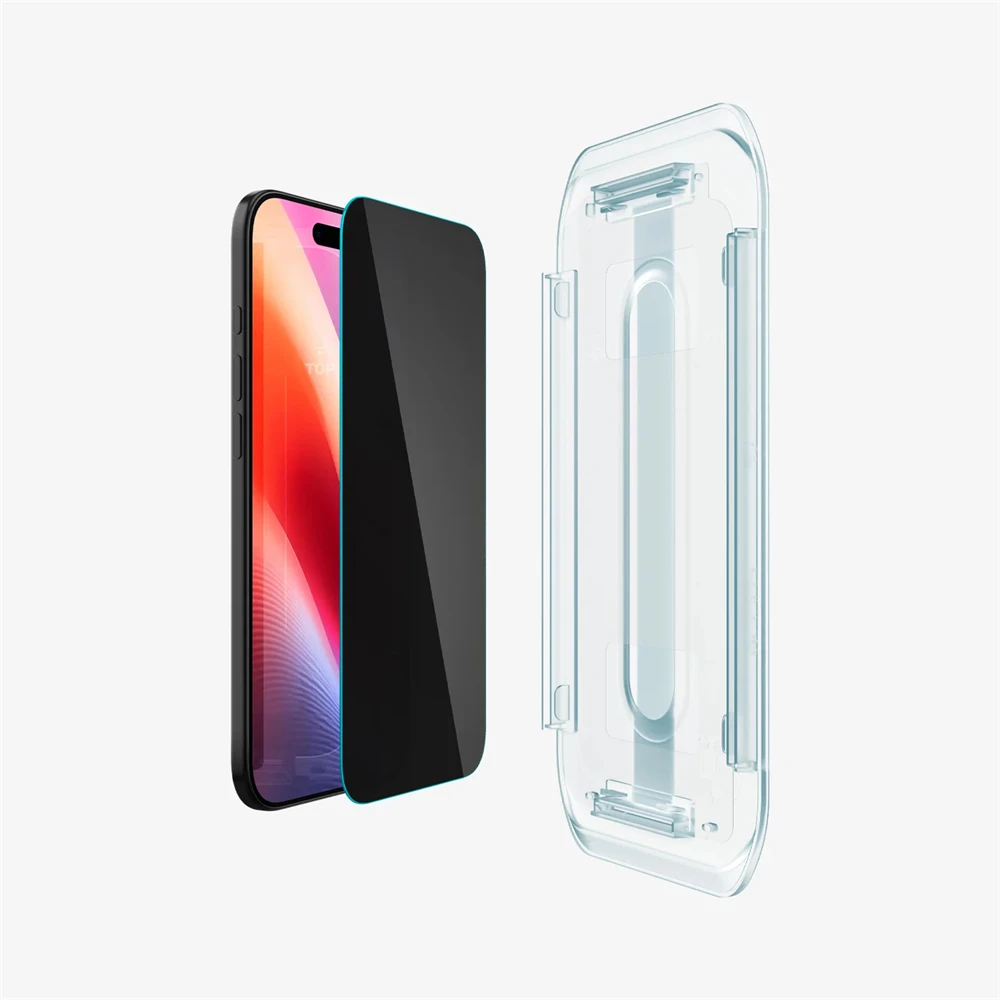 2 Stück Spigen Glas.tR EZ Fit Sensor-Schutzfolie für iPhone 18 17 Pro Max 16 15 14 Plus Air Panzerglas Sichtschutzfolie – Detail 3