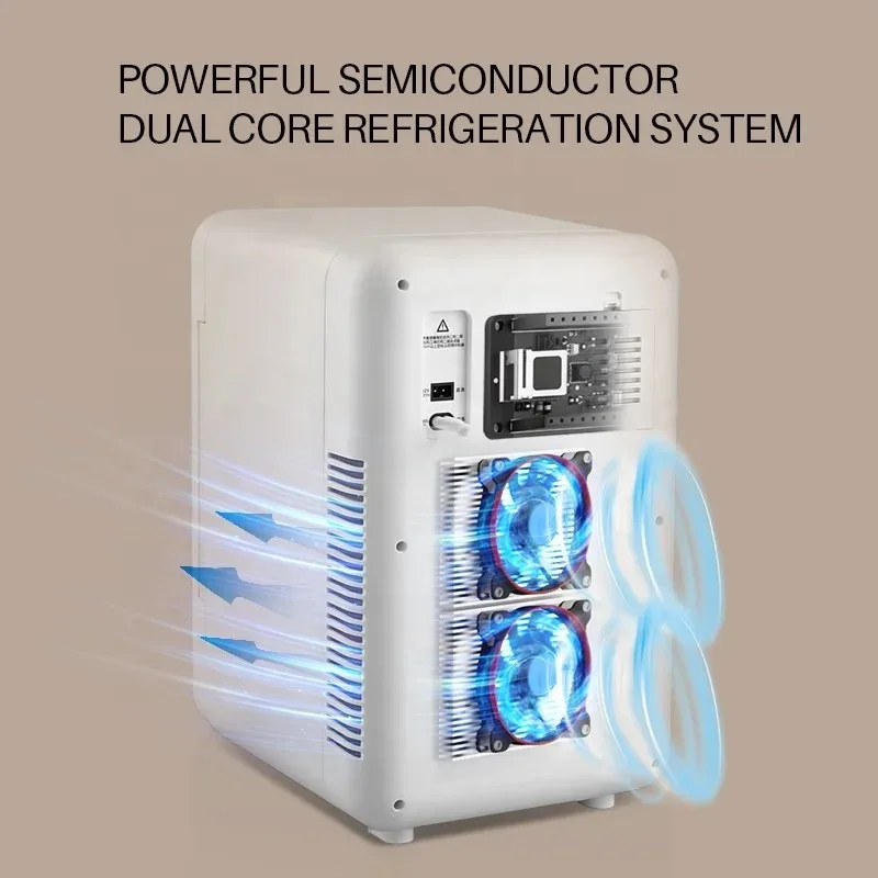 무압축기 CE/ETL/RoHS 인증 저소음 호텔 미니바 냉장고 미니 냉장고 16리터 디스플레이 휴대용 냉장고