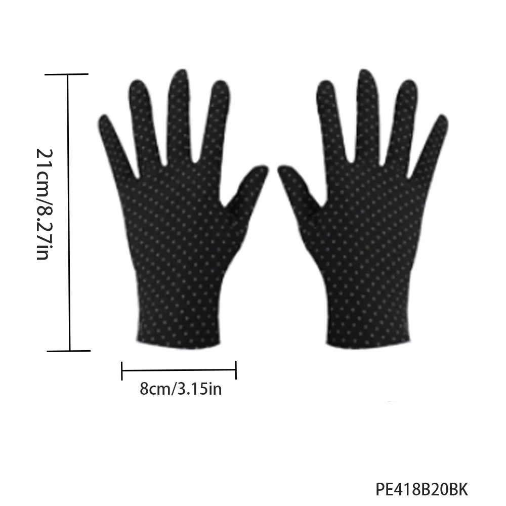 قفازات PESENAR من الخمسينيات من القرن الماضي باللون الأسود والأبيض منقط لإكسسوارات الحفلات التنكرية القديمة