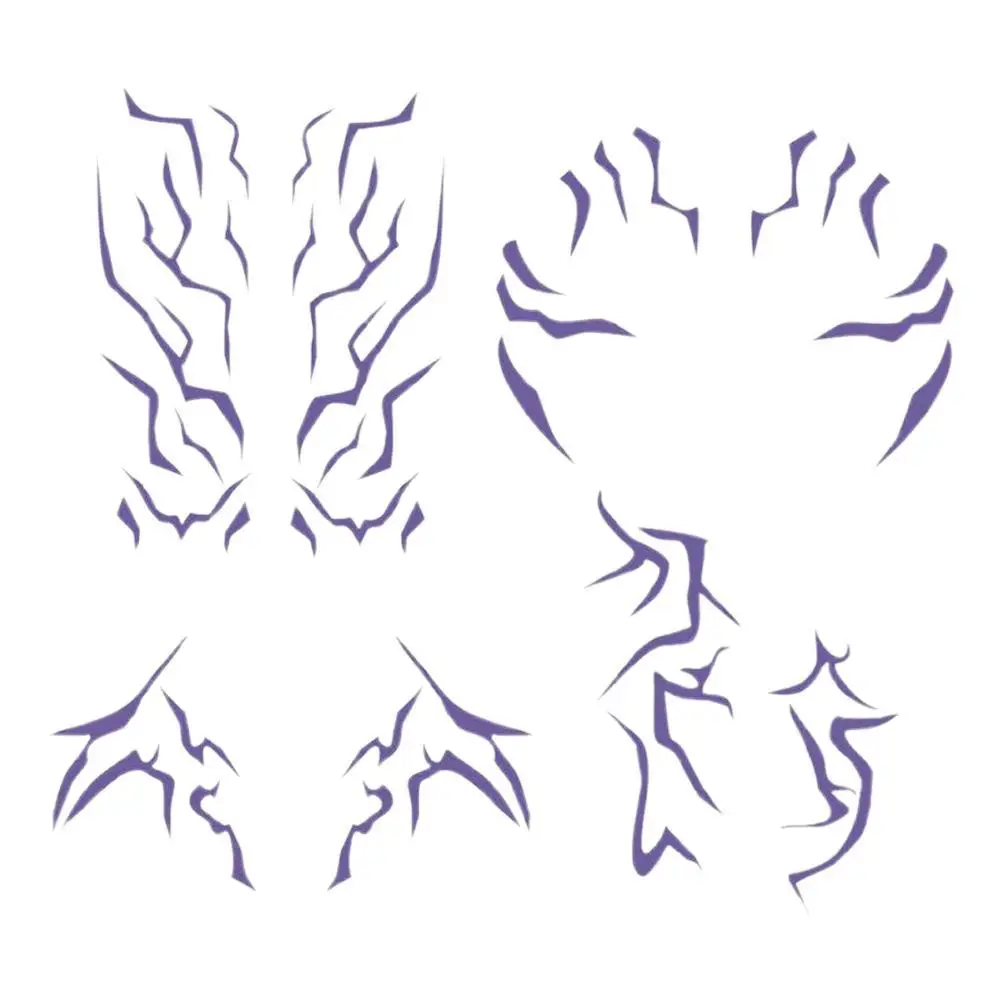 

Аниме косплей реквизит лазерная татуировка наклейка татуировка наклейка демоннирующая наклейка Хэллоуин вечеринка реквизит Comicon