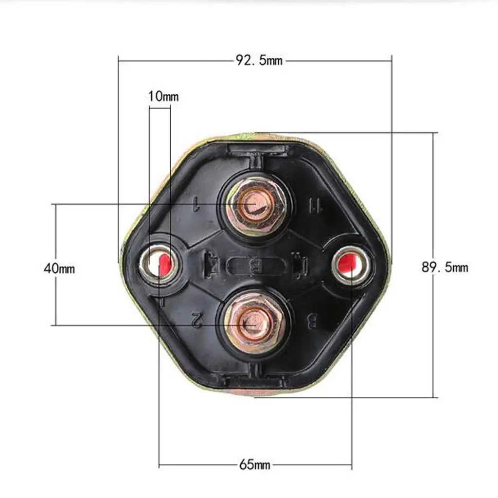 Power Switch Valve Metal Main Disconnect Device Hand Turn Battery Isolation Controller for Cars Machinery Trucks