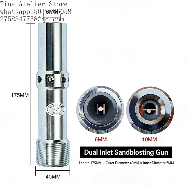 Customized SandBlasting Nozzles for Machine Gu=n Competitive Price Alloy Material