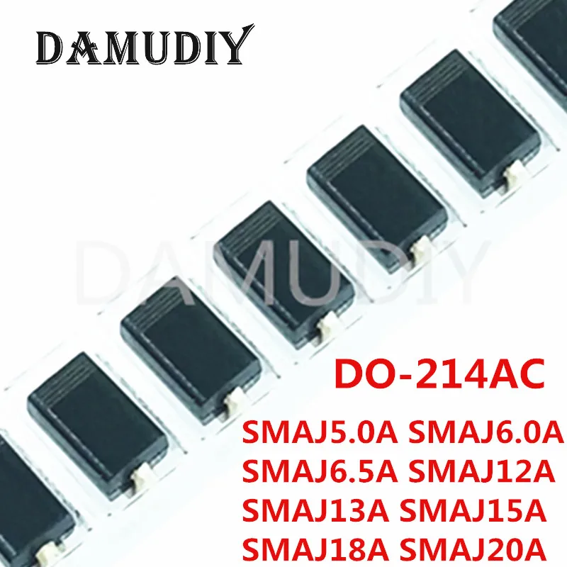 20pcs 400W SMA_DO-214AC smd tvs diode SMAJ5.0A SMAJ6.0A SMAJ6.5A SMAJ12A SMAJ13A SMAJ15A SMAJ18A SMAJ20A