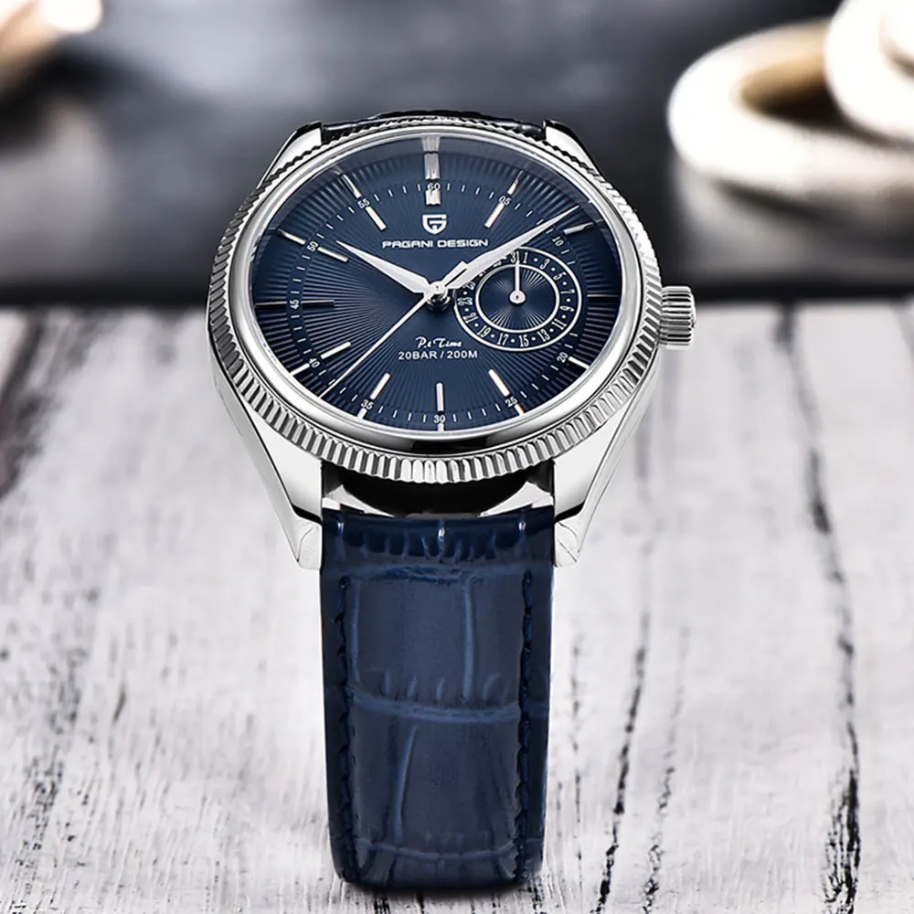 Men's Classic Quartz Watch, Leather & Waterproof