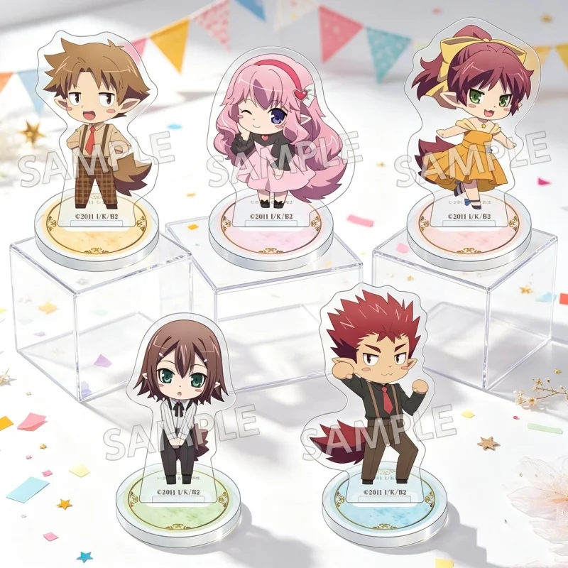 Baka and Test: Summon the Beasts Anime Chibi Acrylic Stand Figure 10cm | Akihisa Yoshii Cute Anime Decorative Gifts Keychain