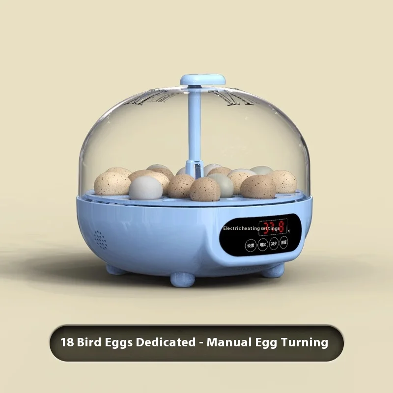 Small Fully Automatic Intelligent Chicken Egg Incubator Household Science Education PP Material 220V