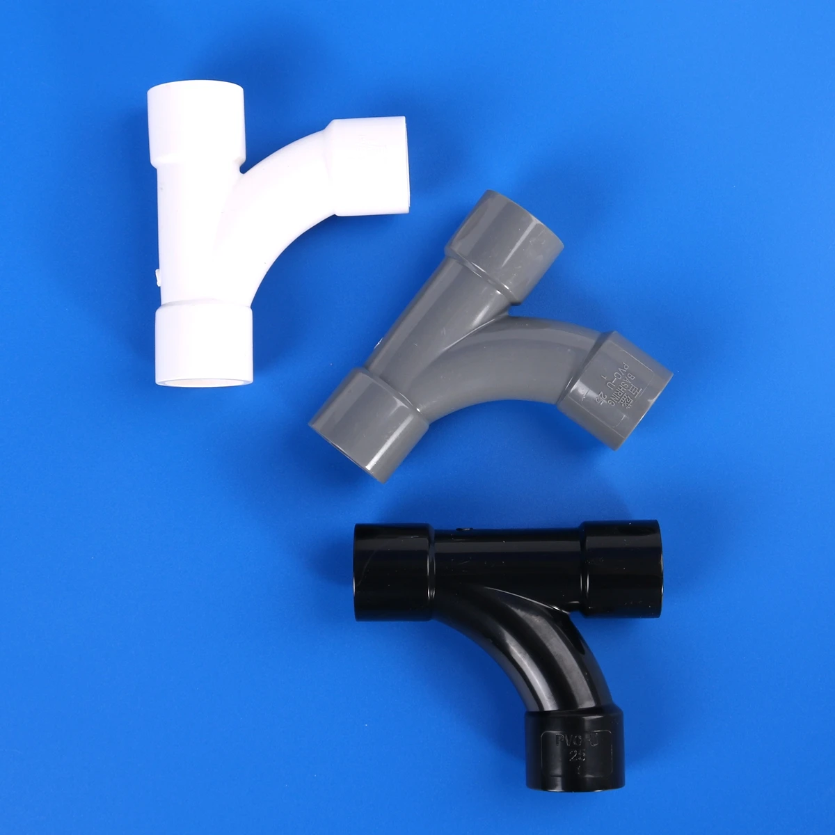 1pc 20/25/32MM UPVC Large-Angle Elbow Tee Connector y-Type 3-Way Joints Garden Irrigation Pipe Fittings Aquarium Pipe Adapter