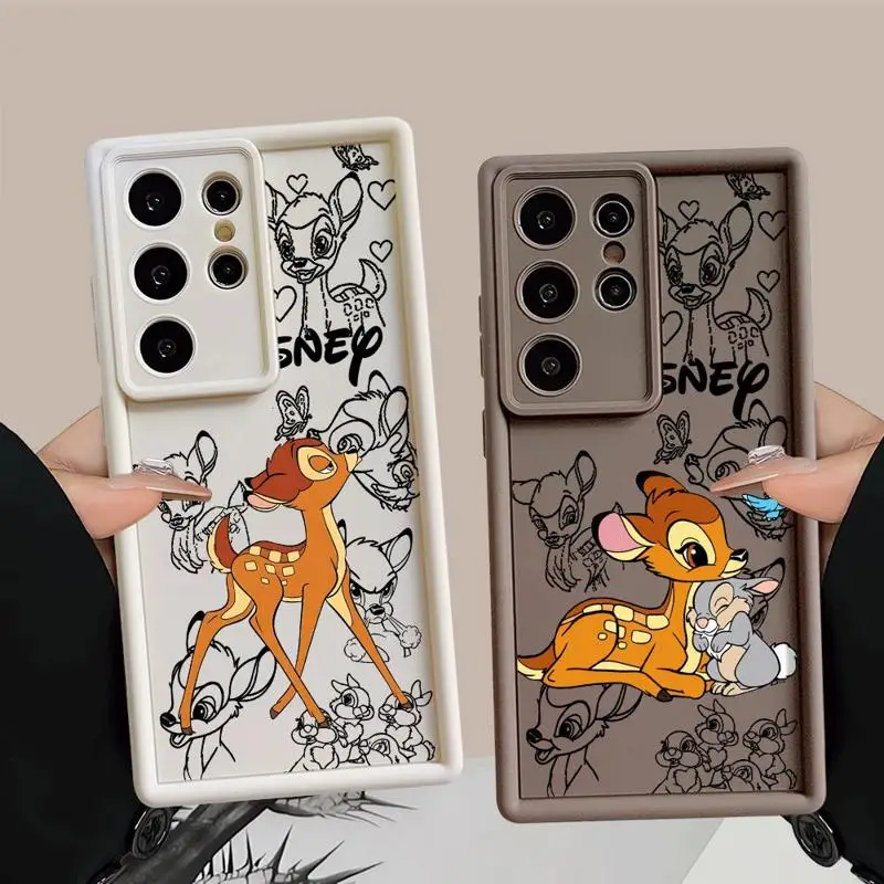 Disney Bambi Deer Phone Case for Samsung Galaxy S21 Note 20 Ultra S22 Plus S24 Ultra S23 FE S20 FE S23 Ultra Cover