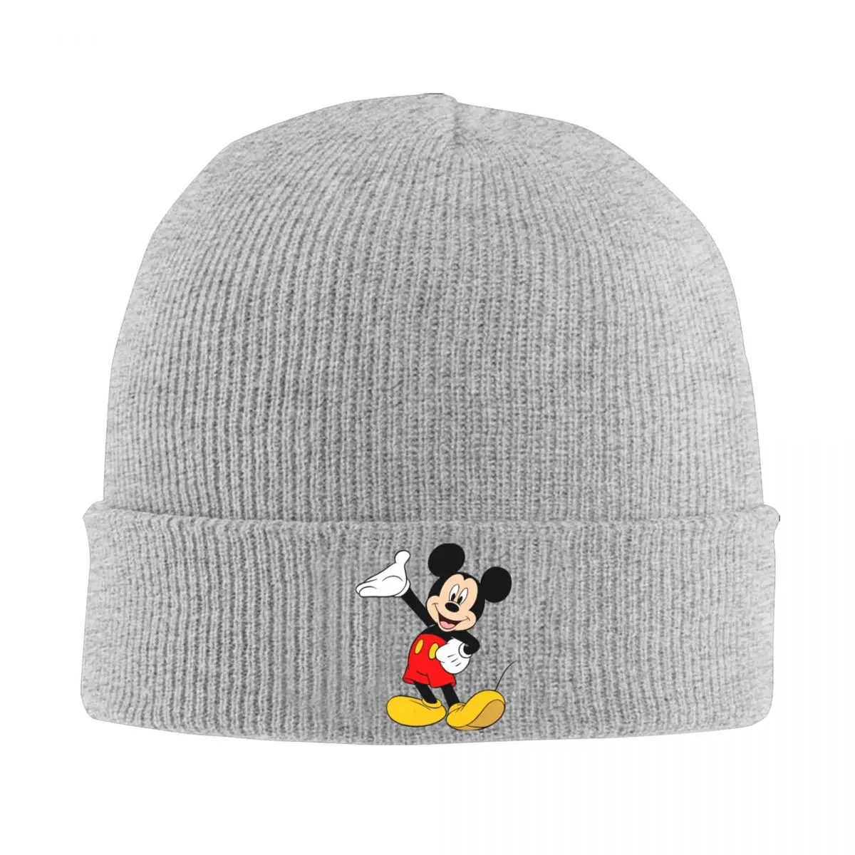 Mickey Mouse Animation Television Beanie Hats Cartoon Anime Bonnet Hats Female Male Skullies Beanies Autumn Head Wrap Caps