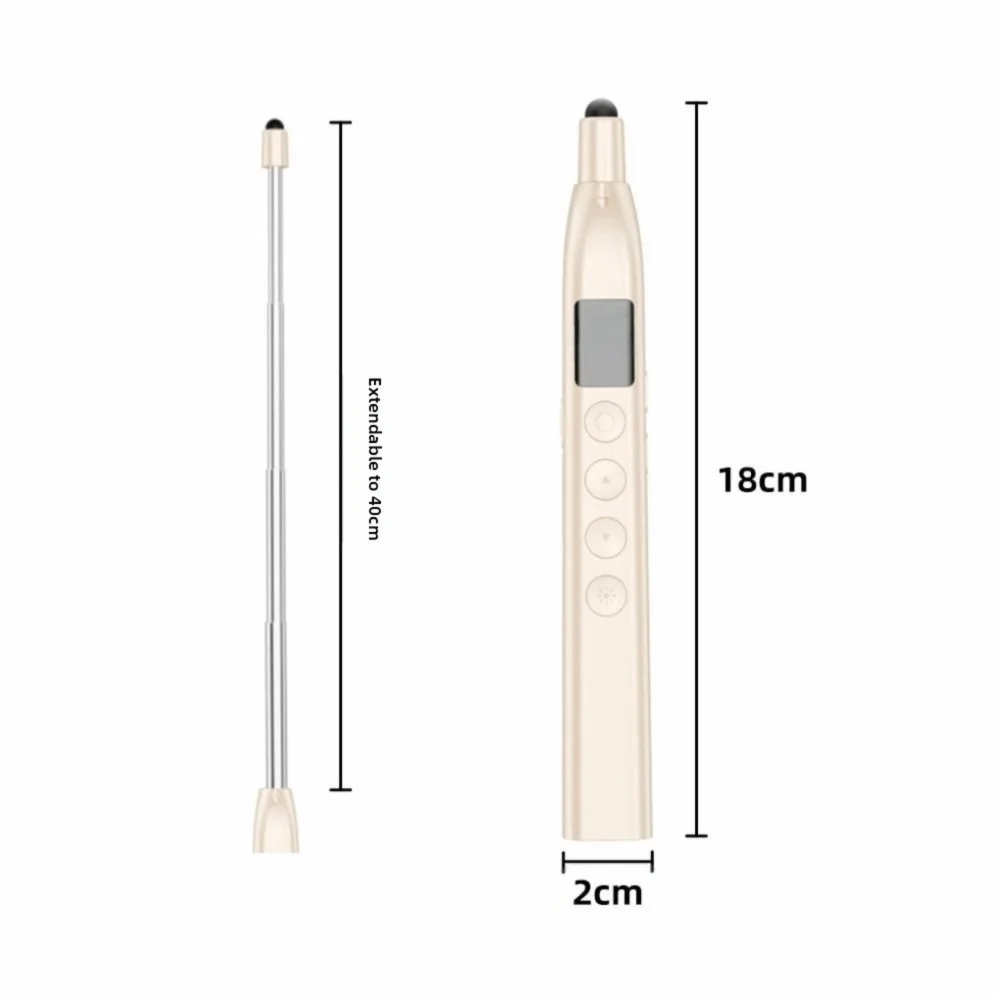 RF2.4GHz Remote Control Page Turning Pen Infrared Versatile Multimedia Page Turner USB Charging Classroom Pointer