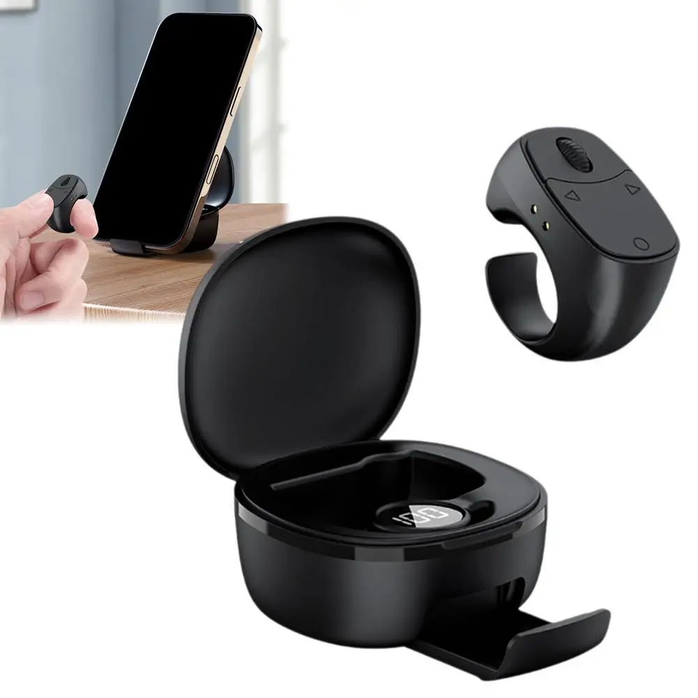 Roller Phone Bluetooth Remote Control Video E-book Short Drama Page Flipping Remote Photography Zoom Phone Holder