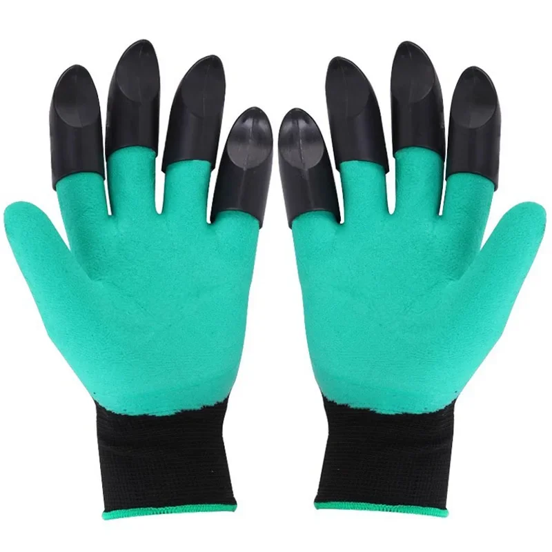 

1 Pair Gardening Gloves With Claws Breathable Waterproof Protection Gloves For Plant Seeding Digging Weeding Garden Accessories