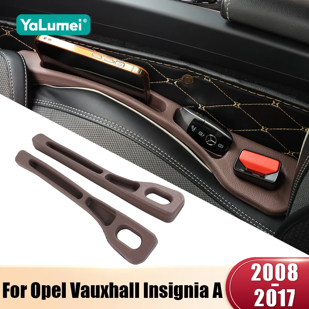 لأوبل فوكسهول إنسيجنيا A 2008 2009 2010 2012 2013 2014 2015 2016 2017 2 قطعة مقعد السيارة مانعة للتسرب شرائط الفجوة الجانب التماس التخزين #1