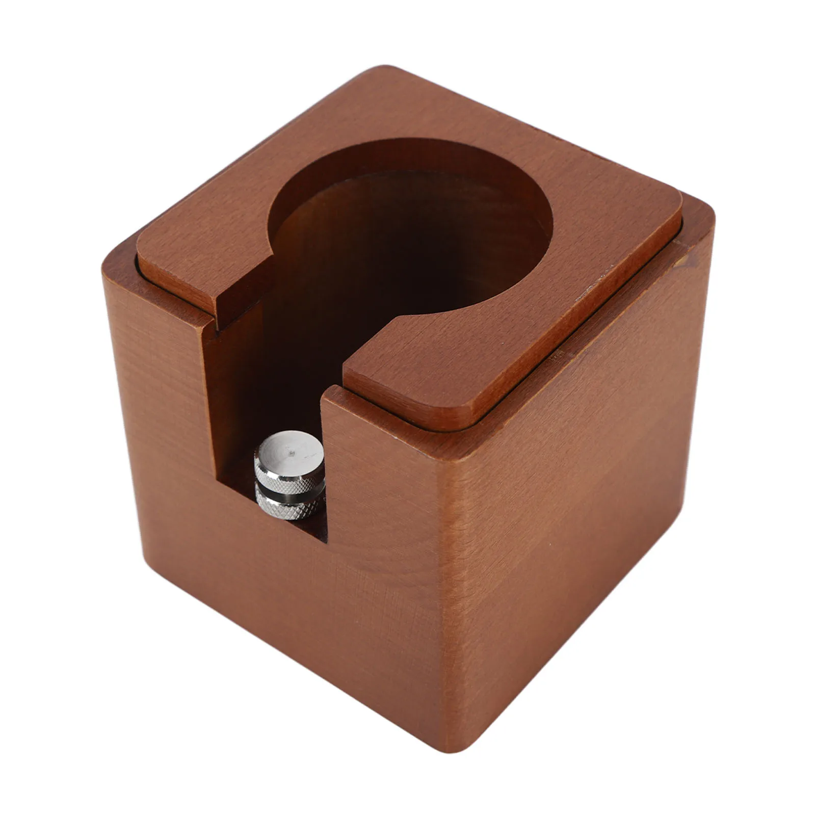 Coffee Tamper Holder Universal Food Safe Wood Coffee Filter Tamper Stand for 51mm 53mm 54mm Portafilter