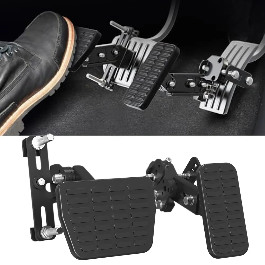 

Удлинители педалей для коротких водителей, регулируемый угол, регулируемая длина, регулируемые монтажные отверстия, металлическая конструкция