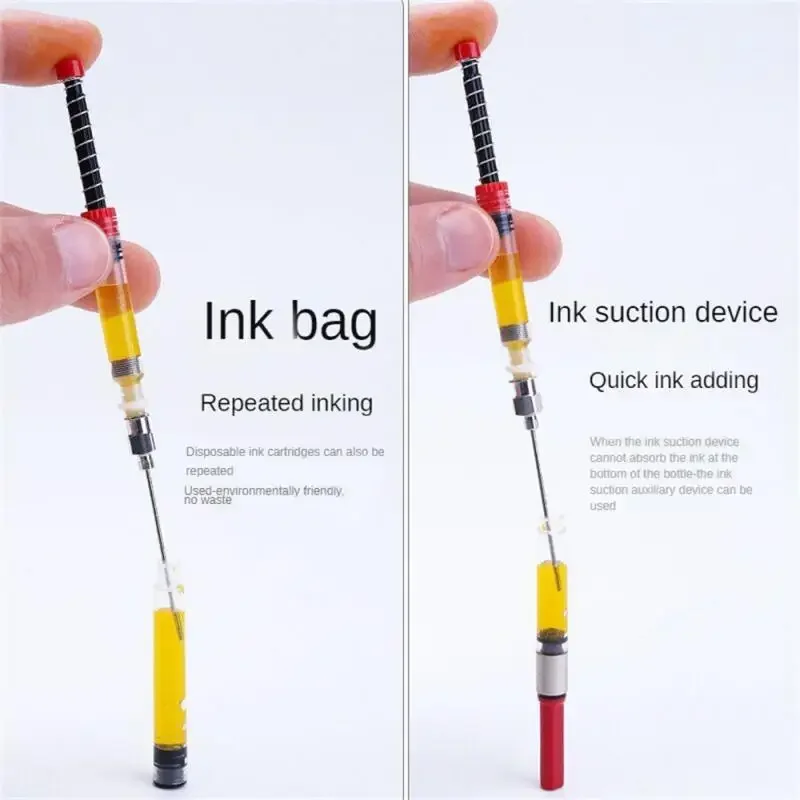 New Fountain Pen Syringe Tool For Ink Supplies Bottled Cartridge Office School Stationery