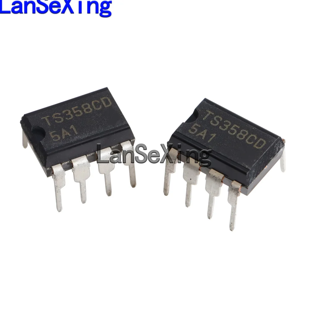 TS358CD operational amplifier DIP-8 inline 8-pin IC chip 358