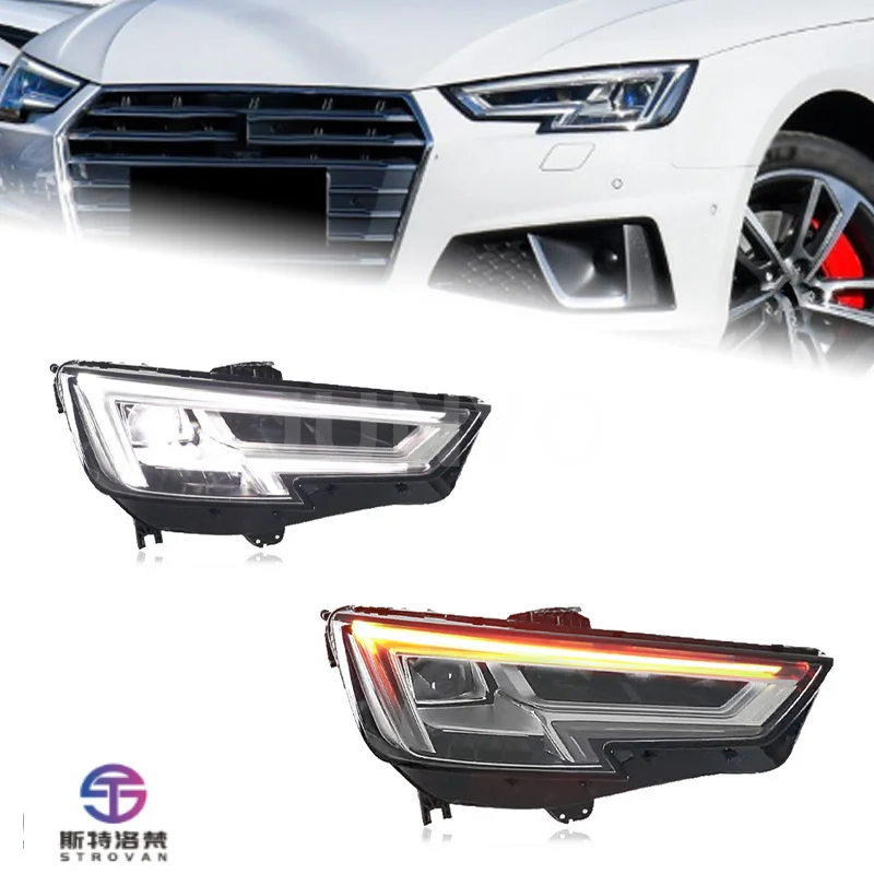 Led Headlight Assembly for A4L 17-19 Modified Low-Profile High-Spec Led Projector Daytime Running Lights Pair Left and Right