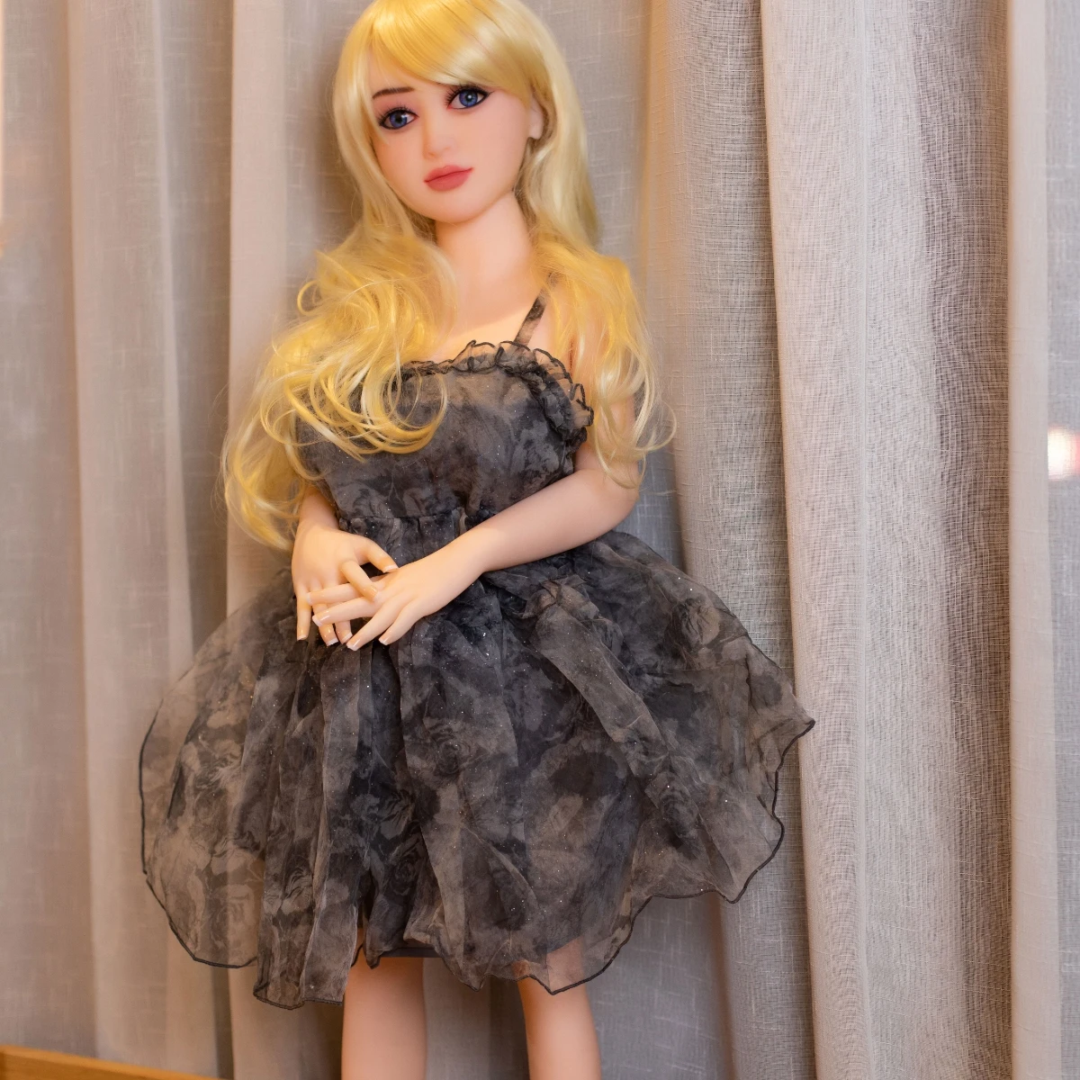 

103CM Realistic TPE Collectible Anime Doll with Articulated Metal Skeleton, Soft Skin Touch for Lifelike Display & Poseable Ther