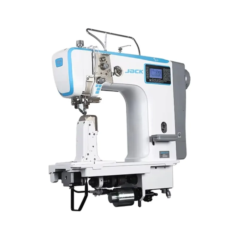 

New JACK S7 Digital Post Bed Lockstitch Machine Roller Feed Industrial Sewing Machines