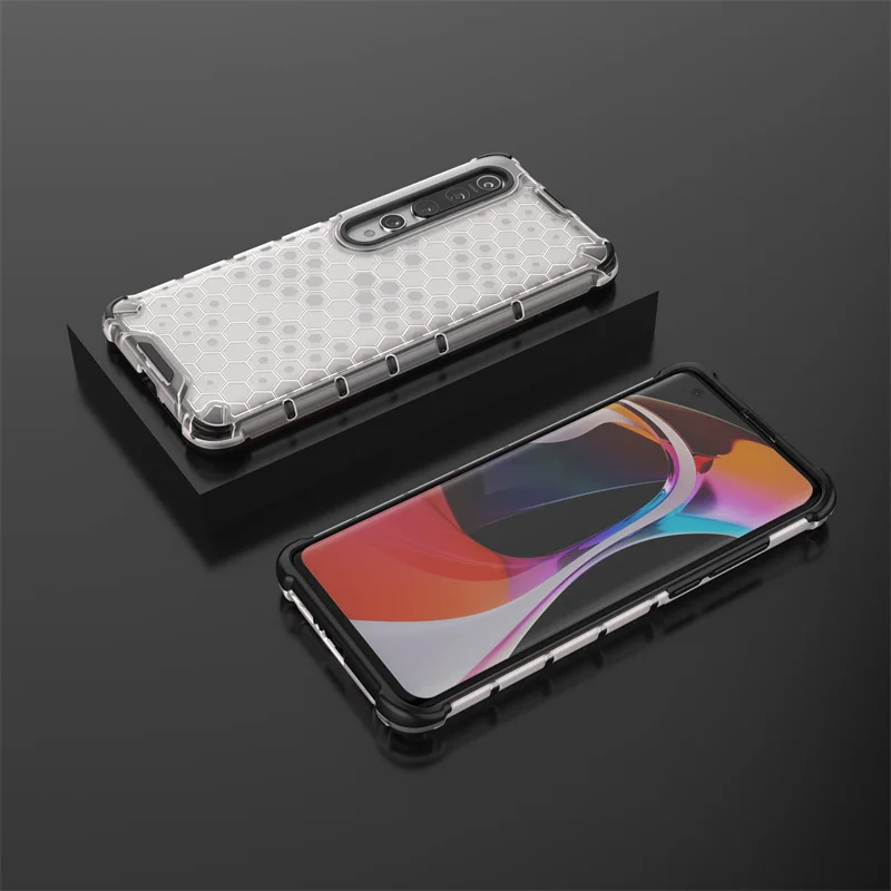 Mi10 Case Shockproof Hybrid Armor Phone Case For Xiaomy Xiomi Xiaomi Mi 10 Pro Mi 10Pro Mi10Pro 5G Transparent Hard Back Cover