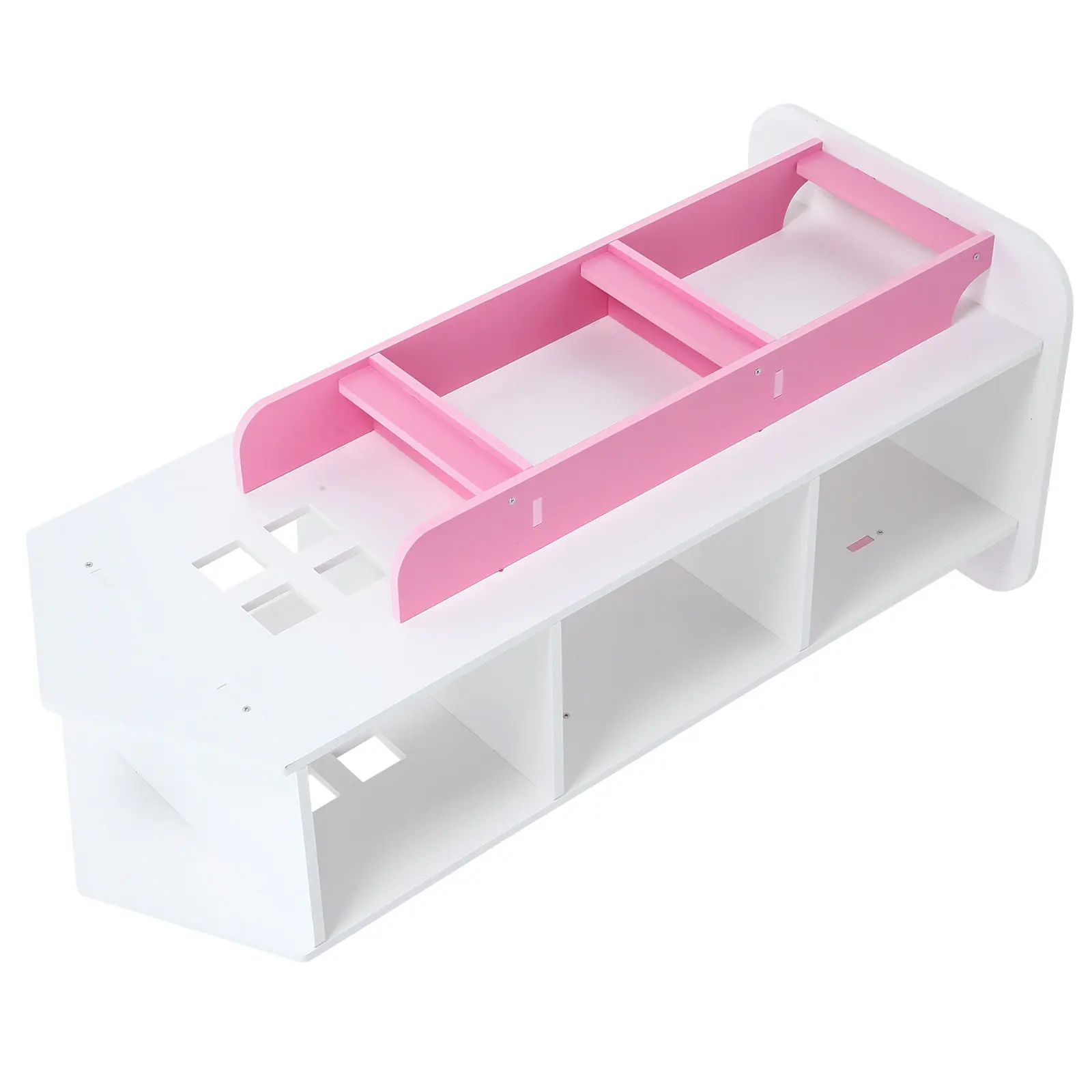 

Вращающийся книжный шкаф большой вместимости из дерева, дизайн с поворотом на 360 градусов, для спальни, игровой комнаты, напольного хранения