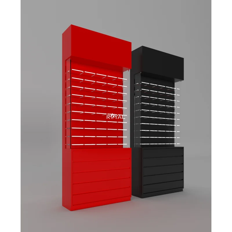 custom.Optical Store Fixtures Eyewear Showcase Eyeglasses Display Cabinet With Drawers