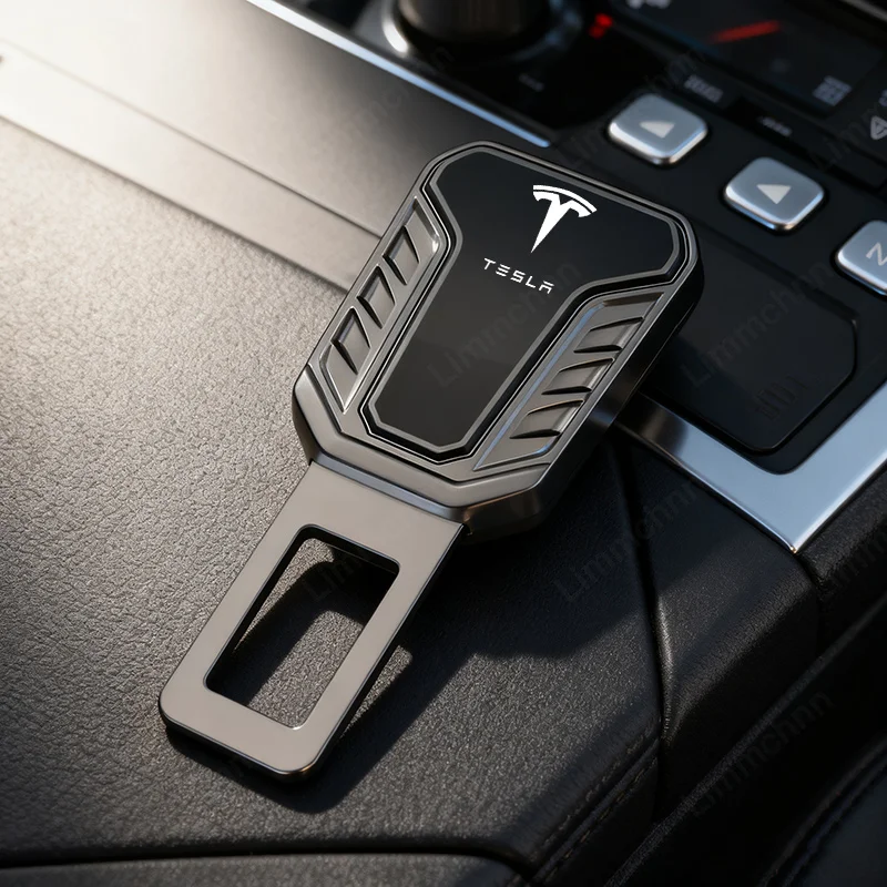 

High-Quality Safe Seat Belt Extender Buckle For Tesla Model Y 3 X S Roadster SpaceX Quick-Install Comfort Reliable Car Sticker