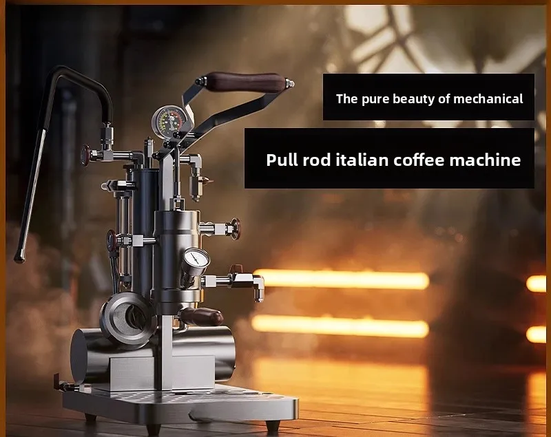 

3/3S Hand Press Coffee Machine Household Italian Semi-automatic Transformer Tie Rod La Ba Coffee Machine Steam Milk Foam