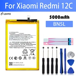 100% New Original Battery  BN5L For  REDMI 12C Battery + Free Tools