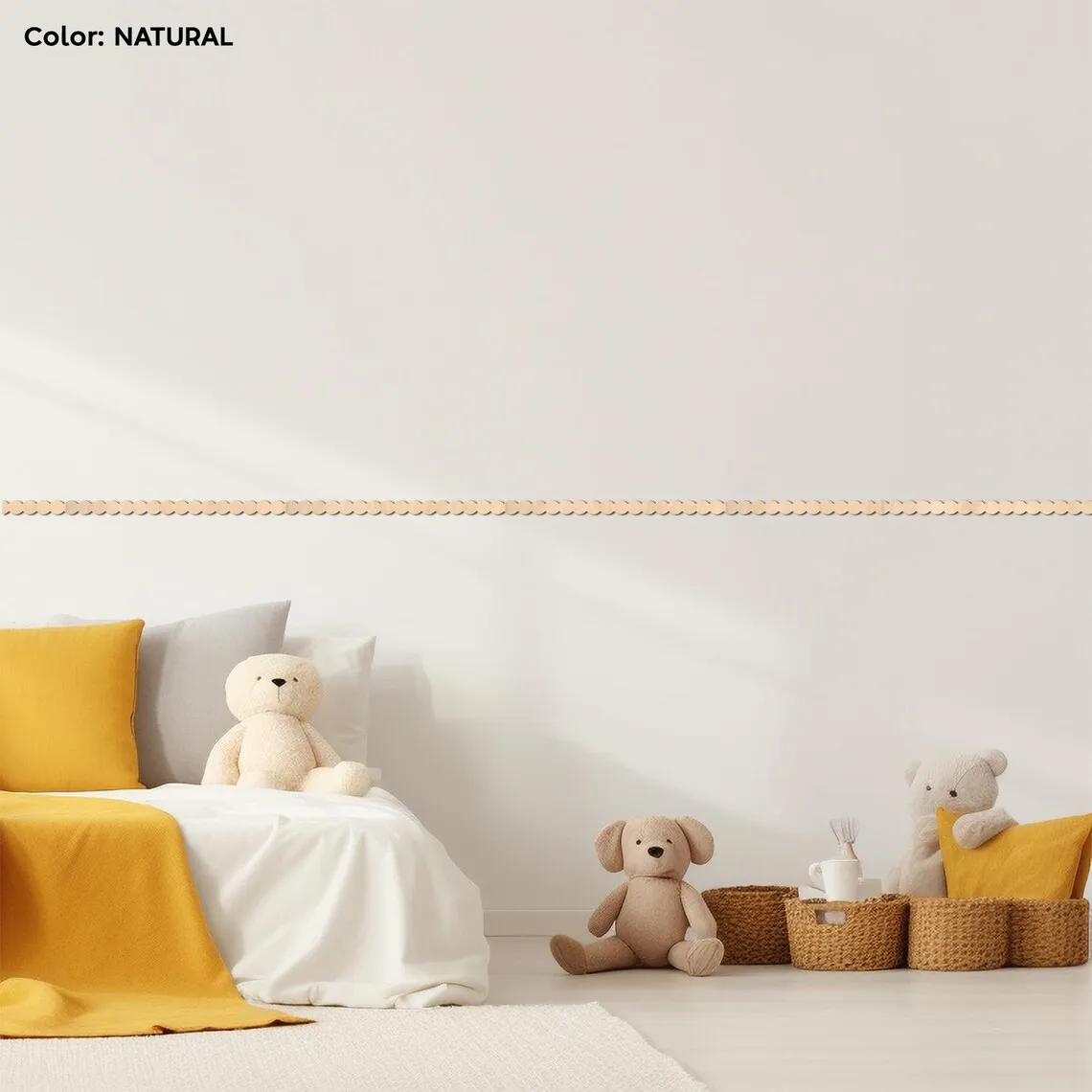 

10pcs Unfinished Wood Wall Molding Trim,Decorative Wooden Cornice,Wall Panel Trim Molding,Chair Rail Molding Strip