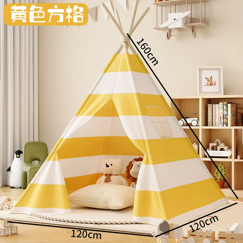 1,6 m Tipi Zelt für Kinder Indoor Haushalt tragbare Falt prinzessin Wigwam Mädchen und Junge Spielzeug Schloss Zelt Spielhaus für Kinder