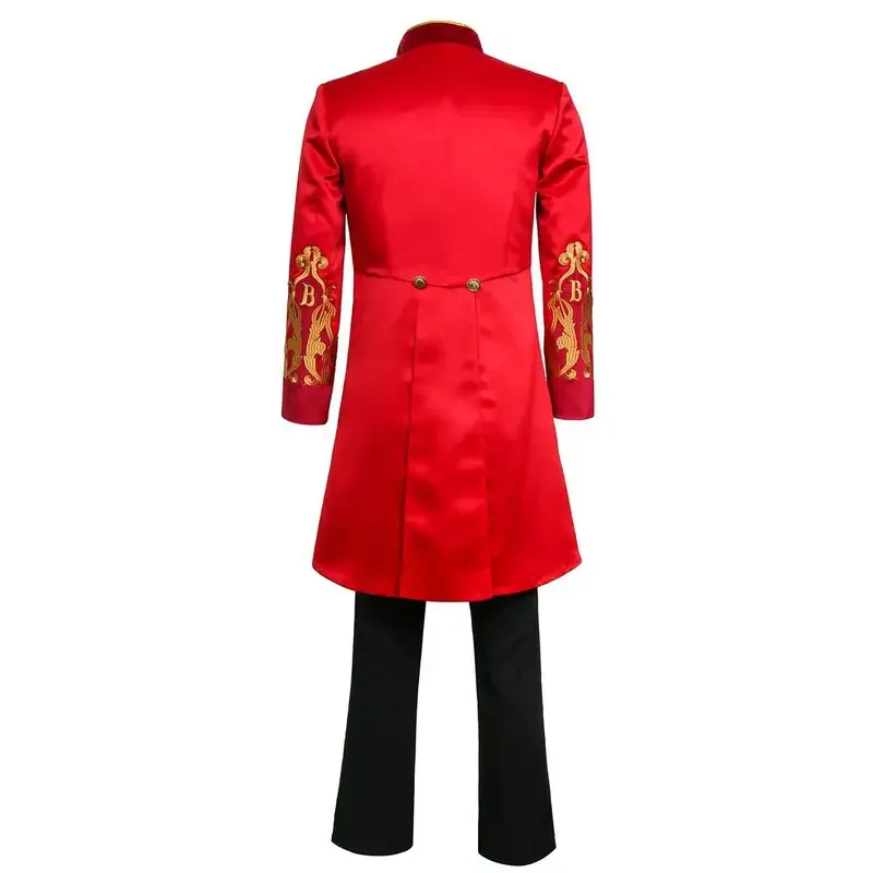 

qa156The Greatest Showman P.T.Barnum Cosplay Costume Hugh Jackman Men Uniform Suit Coat Shirt Pants Halloween Carnival Clothes